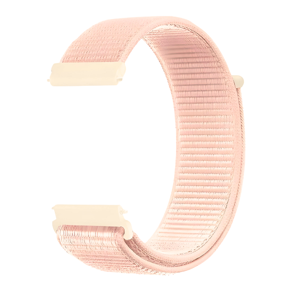 Producto - MALLA CORREA SMARTWATCH 22MM NYLON CON VELCRO ROSA CLARO