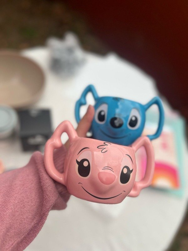 Producto - Taza Stitch y Angela 3D