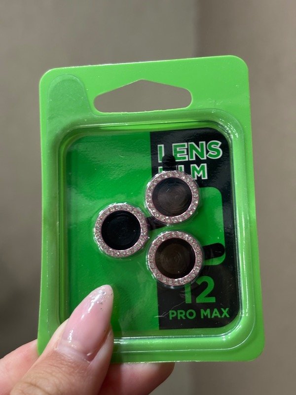 Producto - Protector 12pro max strass rosa