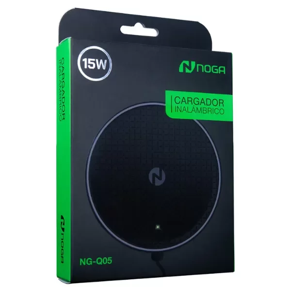 Producto - CARGADOR INALAMBRICO 15W NOGA NG-Q05