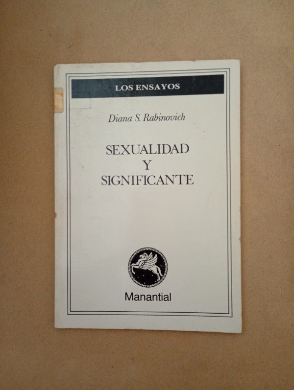 Producto - Sexualidad y significante - Diana S Rabinovich - Manantial 1986