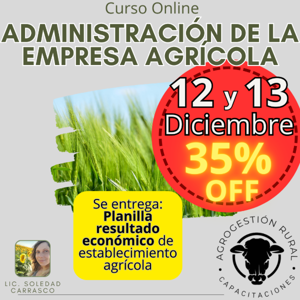 Producto - Curso Online Administración de la empresa agrícola