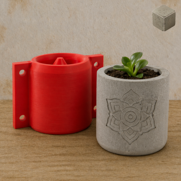 Producto - Modelo Mandala - Molde para Macetas