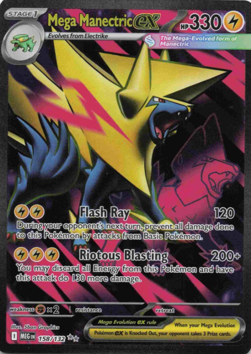 Producto - Mega Manectric ex 158/132 Mega Evolution
