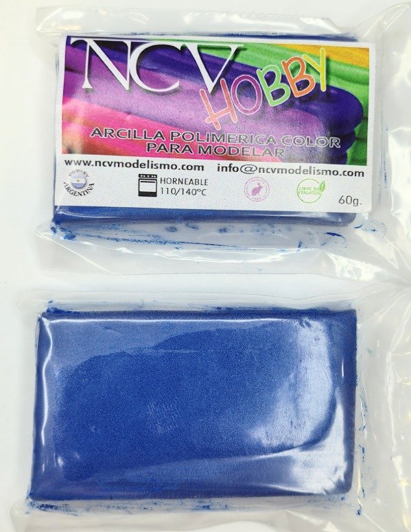 Producto - Arcilla polimérica Hobby NCV AZUL NOCHE SHINY 60g