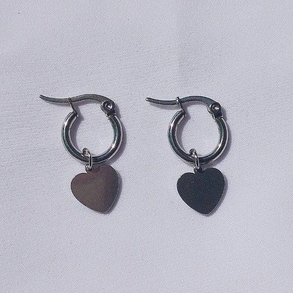 Producto - argollitas lana corazón