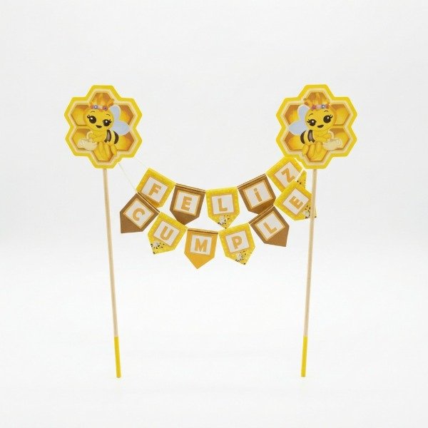 Producto - Topper banderin abejitas - 1