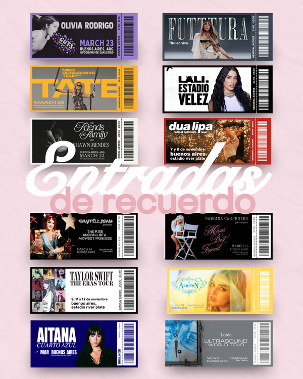 Producto - Entrada de Recuerdo