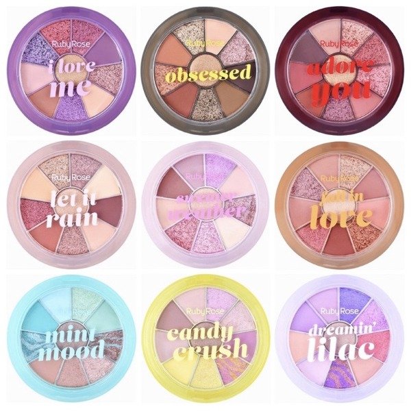 Producto - Paletas de Sombras redondas - Ruby Rose