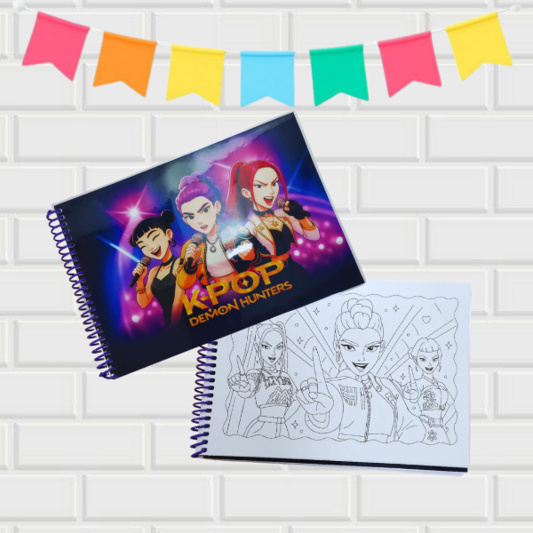 Producto - Libro Para Pintar Las Guerreras Kpop