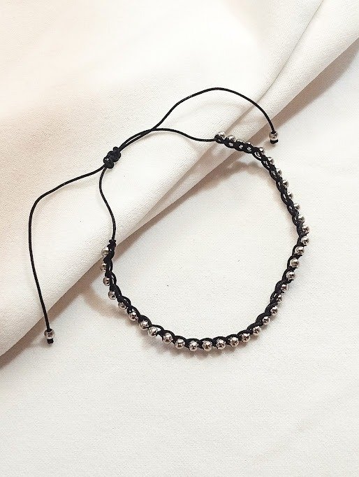 Producto - Pulsera/tobillera BLACK - Acero quirúrgico
