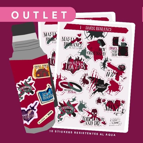 Producto - Plancha stickers - DARK ROMANCE - outlet