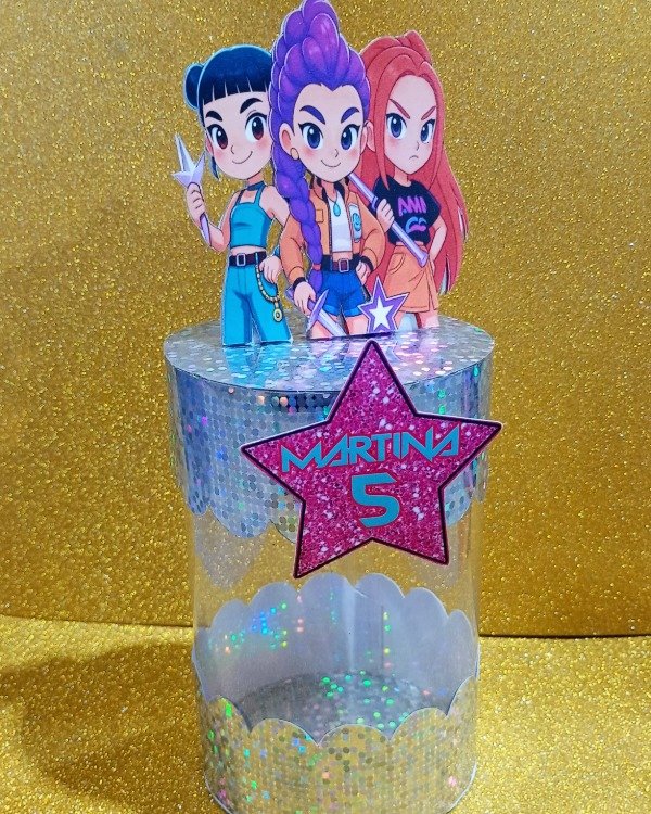 Producto - Bolsita cilíndrica Guerreras Kpop