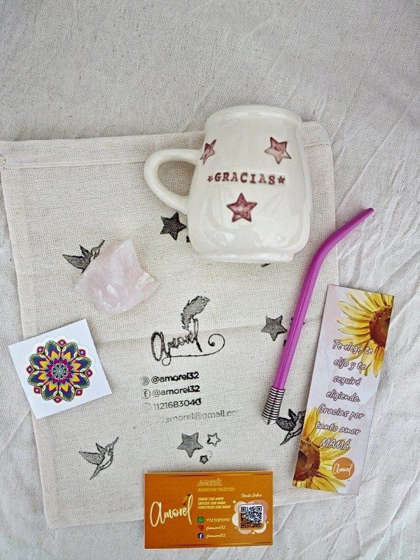 Producto - Kit Mate GRACIAS y estrellas Amorél