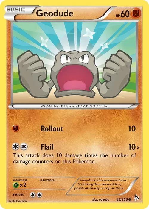 Producto - Geodude - 45/106 - Flashfire