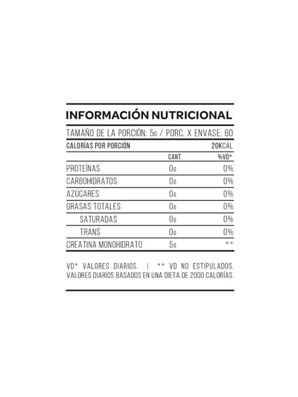 Producto - Creatina Monohidratada Ultramicronizada x 500gr - 1