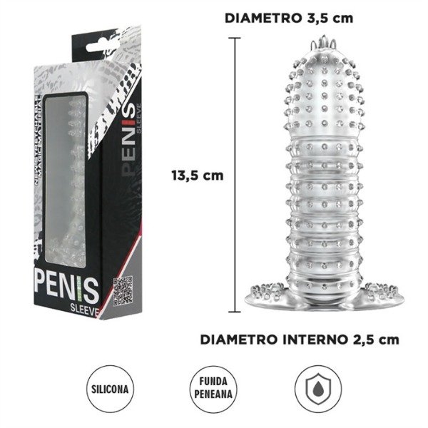 Producto - Funda para pene con estimulador vaginal
