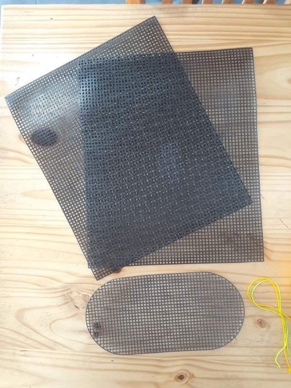 Producto - Plastic canvas bolso grande