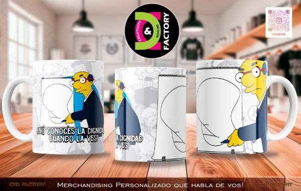 Producto - Taza - Serie de TV - Los Simpsons - TZ-RT-BL-11OZ-262-TVS-SMP