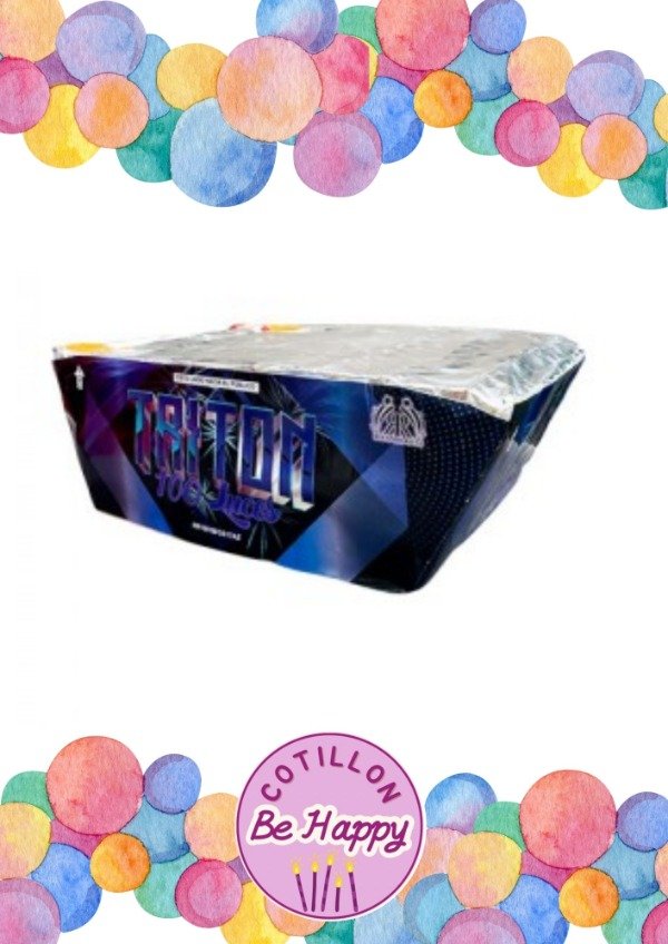 Producto - SHOW DE 100 LUCES ABANICO VASOCOLOR AZUL - TRITON