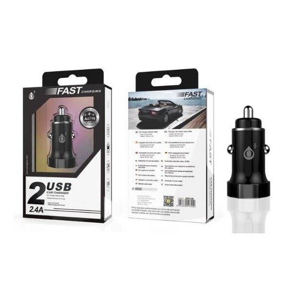 Producto - CARGADOR DE AUTO ONEPLUS A4719 2 USB