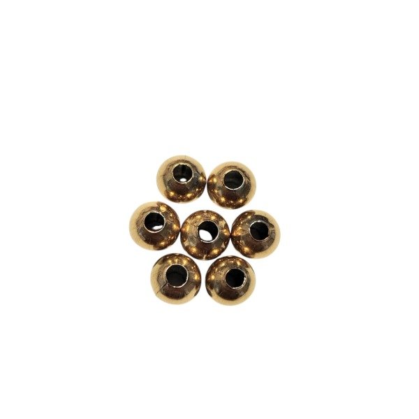 Producto - Bolita de acero quirúrgico DORADO 6mm x50uni.