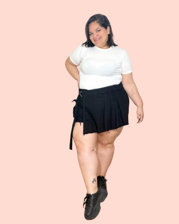 Producto - Short pollera Moscú (Negro)