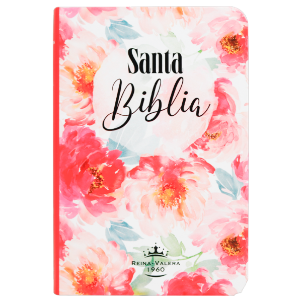 Producto - Biblia Reina Valera 1960 Chica Letra Regular Rosa Con Flores