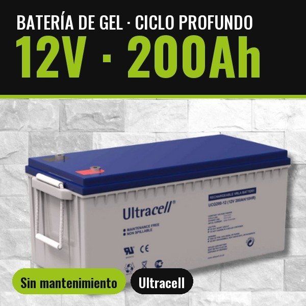 Producto - Bateria 12V200Ah Ultracell GEL