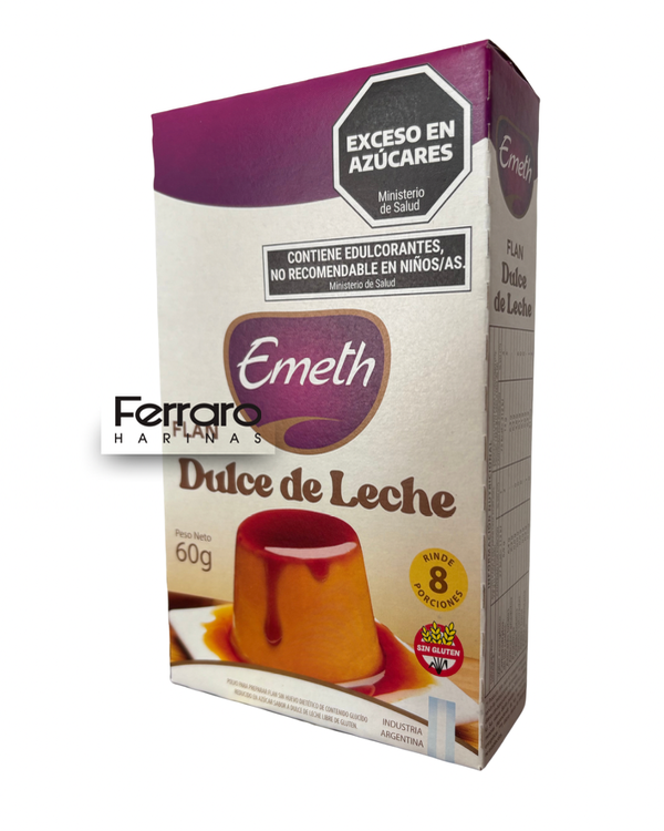 Producto - Flan Emeth dulce de leche 60gr