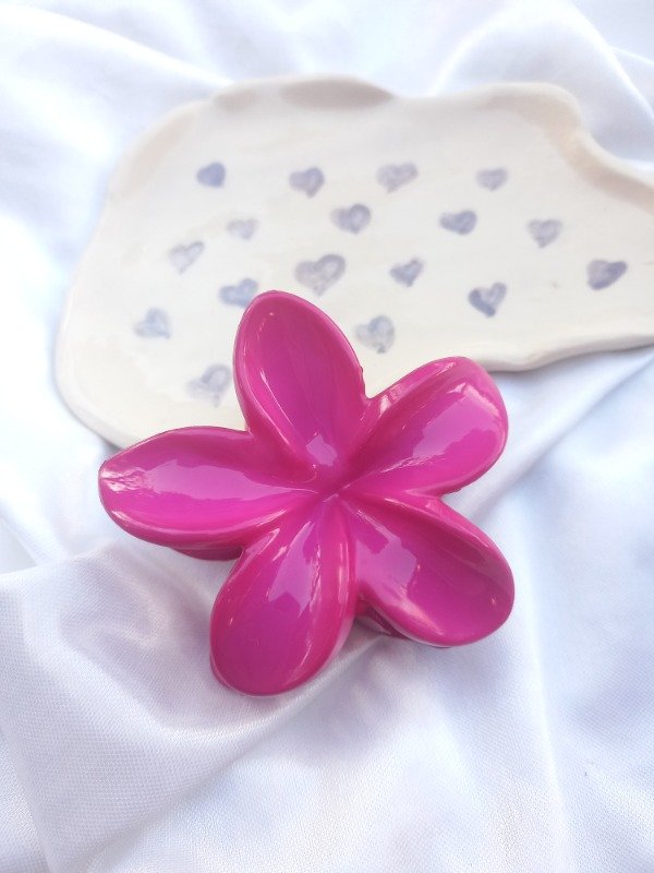 Producto - broche flor (fucsia)