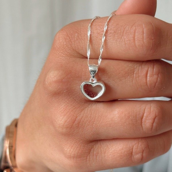 Producto - Dije Corazón Roxana Plata 925