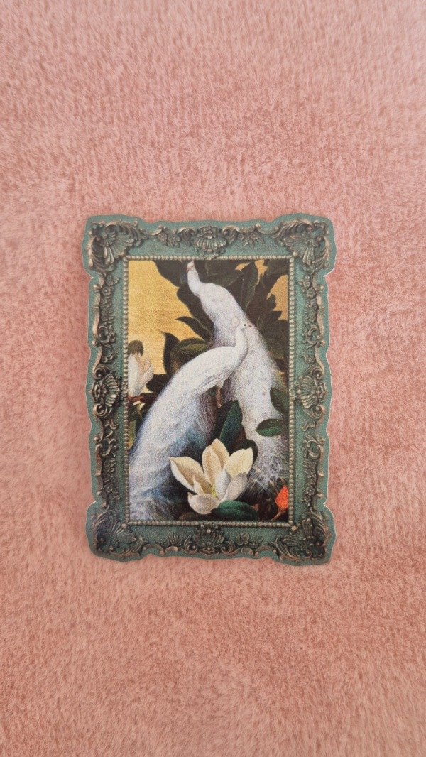 Producto - Sticker Pavo Real Blanco