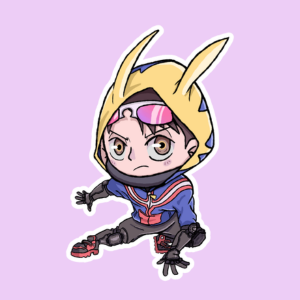 Producto - Stickers en Vinilo - My Hero Academia - Koichi