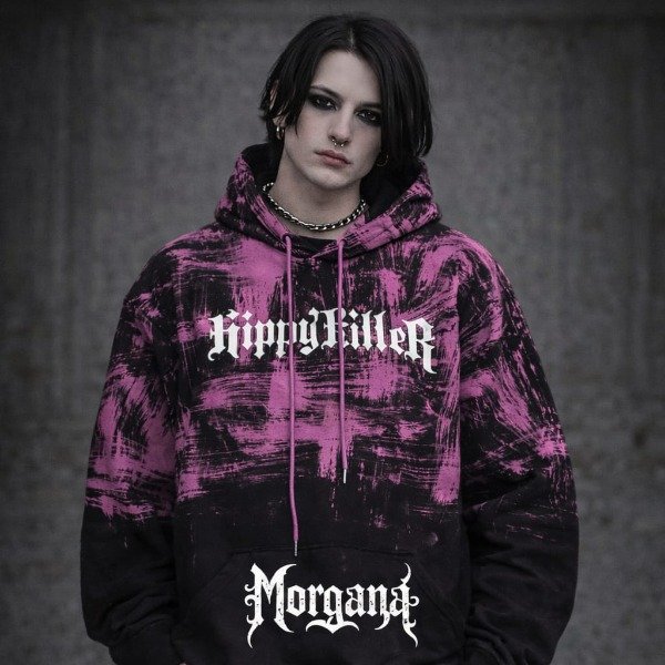 Producto - Buzo Canguro Batik Hippy Killer Violeta
