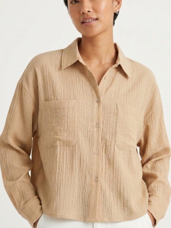 Producto - Camisa Corta Arrugado Lyocel (Art. 6174)