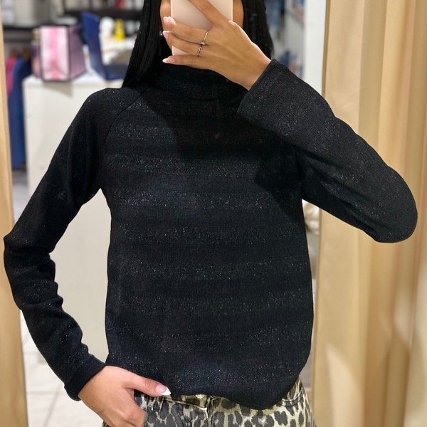 Producto - POLERA LUREX NEGRO