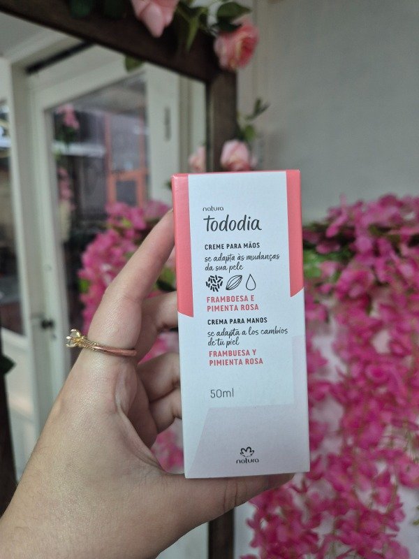 Producto - Crema de Mano Frambuesa y Pimienta Rosa