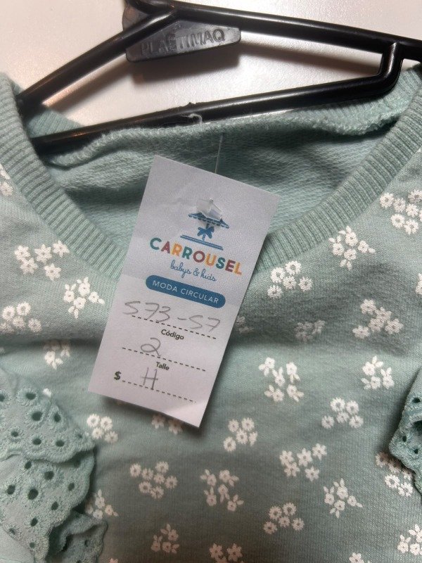 Producto - Buzo verde con flores Carters - 3