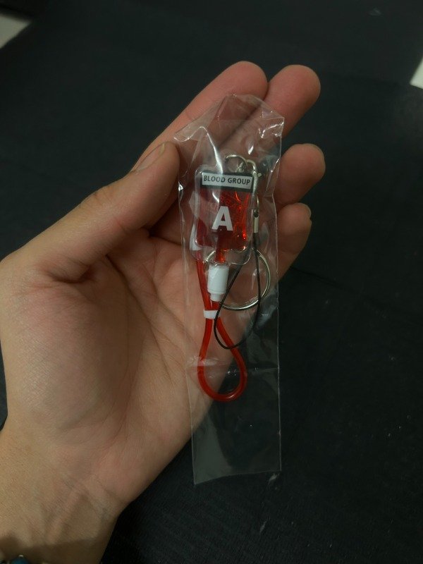 Producto - Llavero bolsa de sangre tipo A