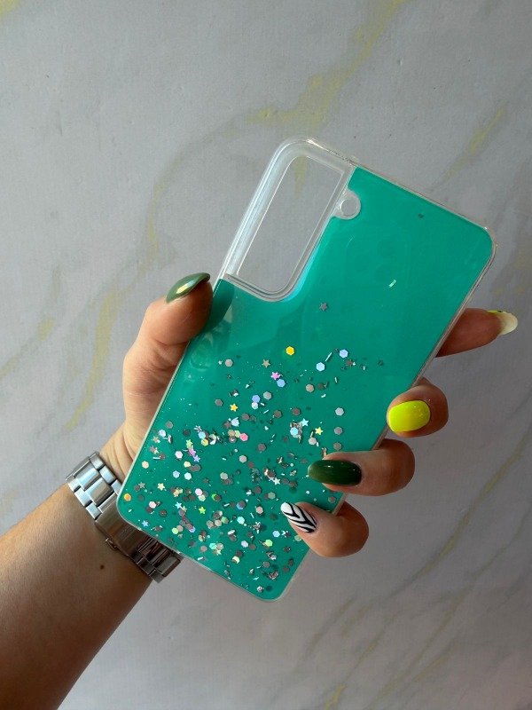 Producto - Tpu degrade de brillos VERDE