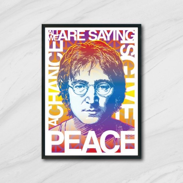 Producto - Cuadro decorativo música John Lennon peace