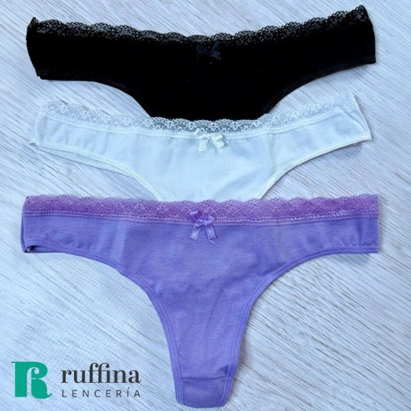 Producto - Pack x3 colaless de algodón BERLIN- Art. 614