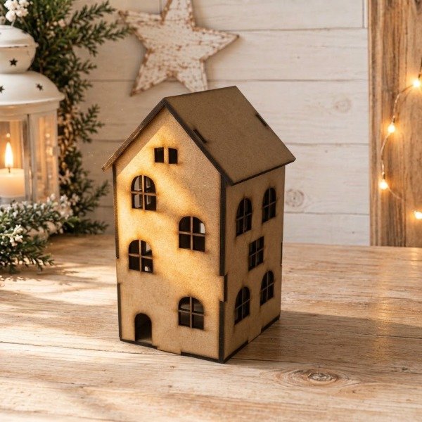 Producto - Casita 3d  de 20 cm alto