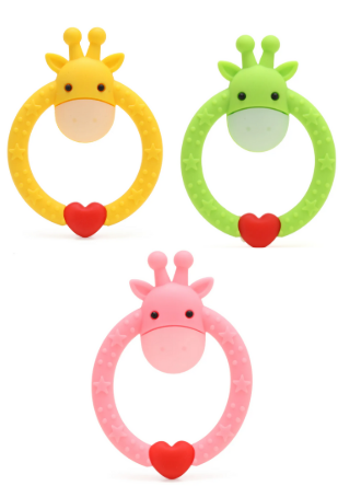Producto - Baby Innovation Mordillo Jirafa de Silicona cod 305
