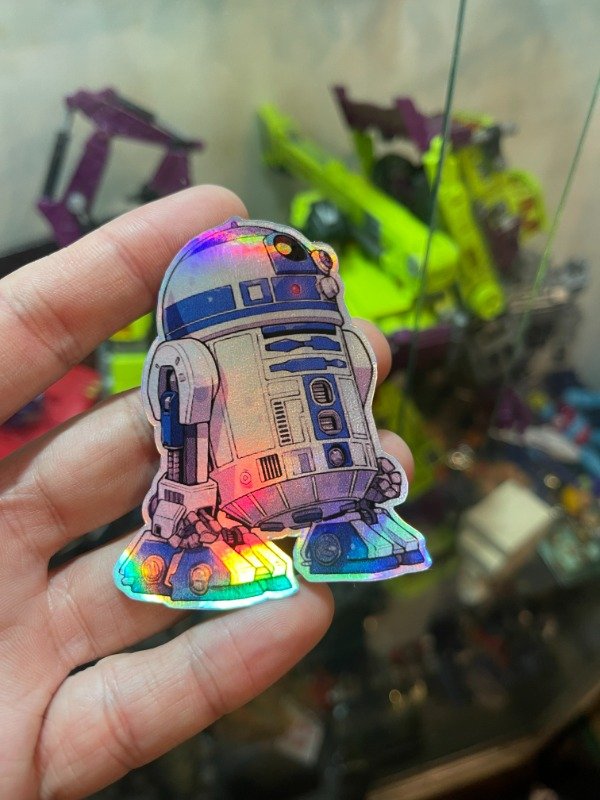 Producto - STAR WARS R2-D2 STICKER HOLOGRAFICO