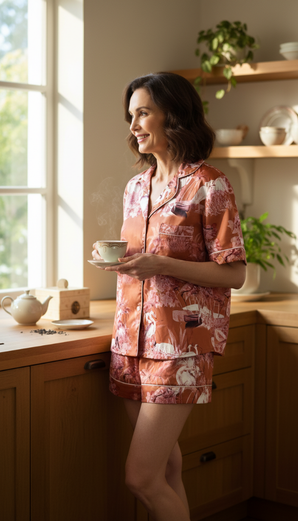 Producto - Set 2 piezas seda latido del agua suela