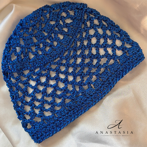 Producto - Mesh Azul elastizado