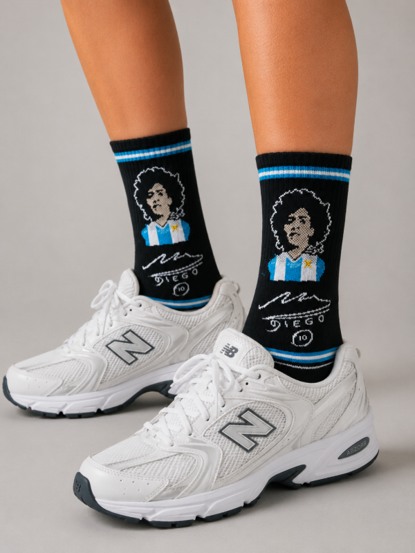 Producto - MEDIAS PREMIUM MARADONA NEGRO