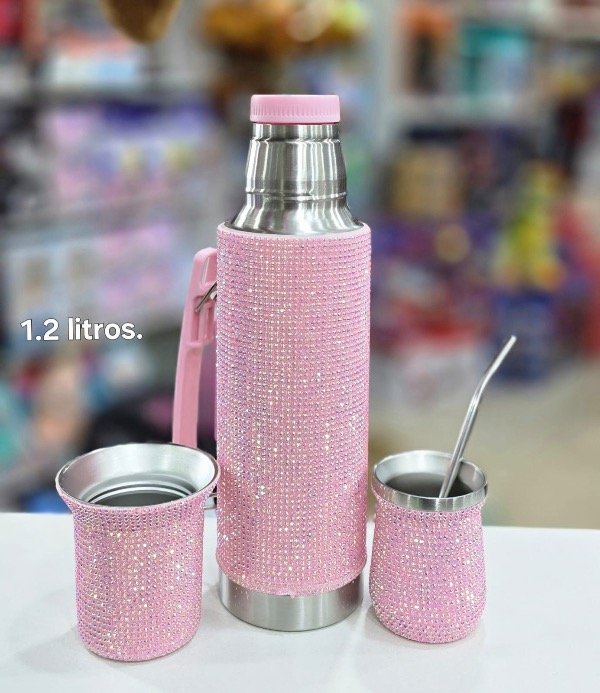 Producto - KIT TERMO CON MATE STRASS DE REGALO